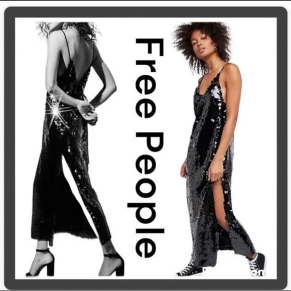 Free People Dresses & Skirts - Free People Intimately Green Sequin Party Dress Size Small